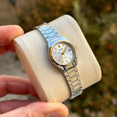 CASIO LTP-1170G-7ARDF Women's Analog Watch – Stainless Steel with White Dial & Gold-Tone Accents, Elegant & Timeless Design