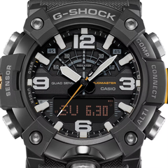 CASIO G-SHOCK GG-B100XMB-1ADR MUDMASTER Analog Digital Men's Watch Black Ion Plated Bezel Bluetooth Quad Sensor 200M Water Resistant