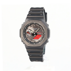 CASIO G-SHOCK GA-B2100BBR-1A “CasiOak” – Tough Solar & Bluetooth Analog-Digital Watch, Stealth Black/Red, Carbon Core Guard, 200M Water Resistant, Super Illuminator