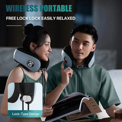 Philips PPM3304 Shoulder & Neck Massager – 4‑Node Kneading + 42 °C Hot Compress, Cordless, USB‑C, Ergonomic Wraparound Design