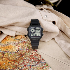 CASIO AE-1200WH-1AVDF Digital Watch – Multi-Function, Water-Resistant, Durable Resin Band