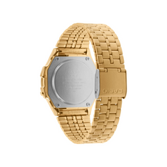 CASIO A171WEG-9ADF Vintage Gold Digital Watch | Retro Stainless Steel Men’s Watch | LED Backlight, Alarm, Stopwatch, Water Resistant