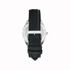 CASIO Edifice EFV-150L-1AVUDF Analog Watch – Black Leather Band, Stainless Steel Case, 3-Hand Display with Date, Quartz Movement, 100M Water Resistance, Mineral Glass – Men’s Classic Business Watch