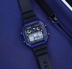 CASIO AE‑1300WH‑2AVDF Digital Watch – 10‑Year Battery, 100 m Water Resistance, Multi Timer, LED Backlight