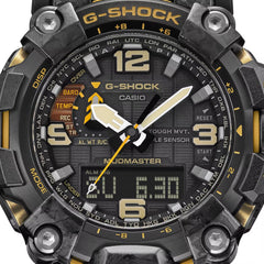 Casio G‑SHOCK GWG‑2000‑1A5DR Mudmaster Men’s Tough Solar Triple Sensor Watch | Forged Carbon Bezel, Multi Band6 Atomic Timekeeping, 200M Water Resistant