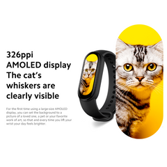 Xiaomi Mi Smart Band 6 – AMOLED Full-Screen Display, SpO₂ & Heart Rate Monitoring, 30 Sports Modes, Sleep Tracking, 14-Day Battery Life, 5 ATM Waterproof – Black Fitness Smart Bracelet for Android & iOS