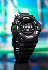CASIO G-SHOCK GBD-100LM-1DR Men's Digital Bluetooth Sports Watch – G-SQUAD Series, Step Tracker, Shock Resistant, 200M Water Resistant, Black & Lime