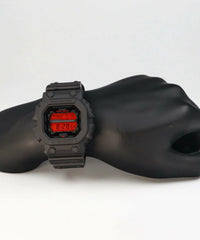 CASIO G-SHOCK GX-56BBR-1D “King of G” – Stealth Black/Red Tough Solar Digital Watch, Mud & Shock Resistant, 200M Water Resistant, Auto Backlight, Stopwatch, Timer, 5 Alarms