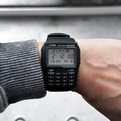 CASIO DBC-32-1ADF Data Bank Digital Watch – Classic Design, Memory Storage, Stainless Steel Band, Multi-Function Features, Water-Resistant