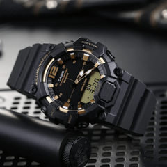 CASIO HDC-700-9AVDF Analog-Digital Watch – Sporty Design with Dual Time Display, Durable Resin Band, Water-Resistant