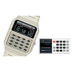 CASIO CA-53WB-8BDF Standard Calculator Watch – Retro Digital, Black, Multifunctional, Water-Resistant, Classic Style