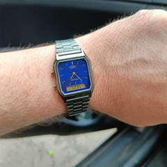 CASIO AQ-230GG-2ADF Vintage Watch – Classic Analog-Digital Design, Retro Aesthetic, Durable Timepiece