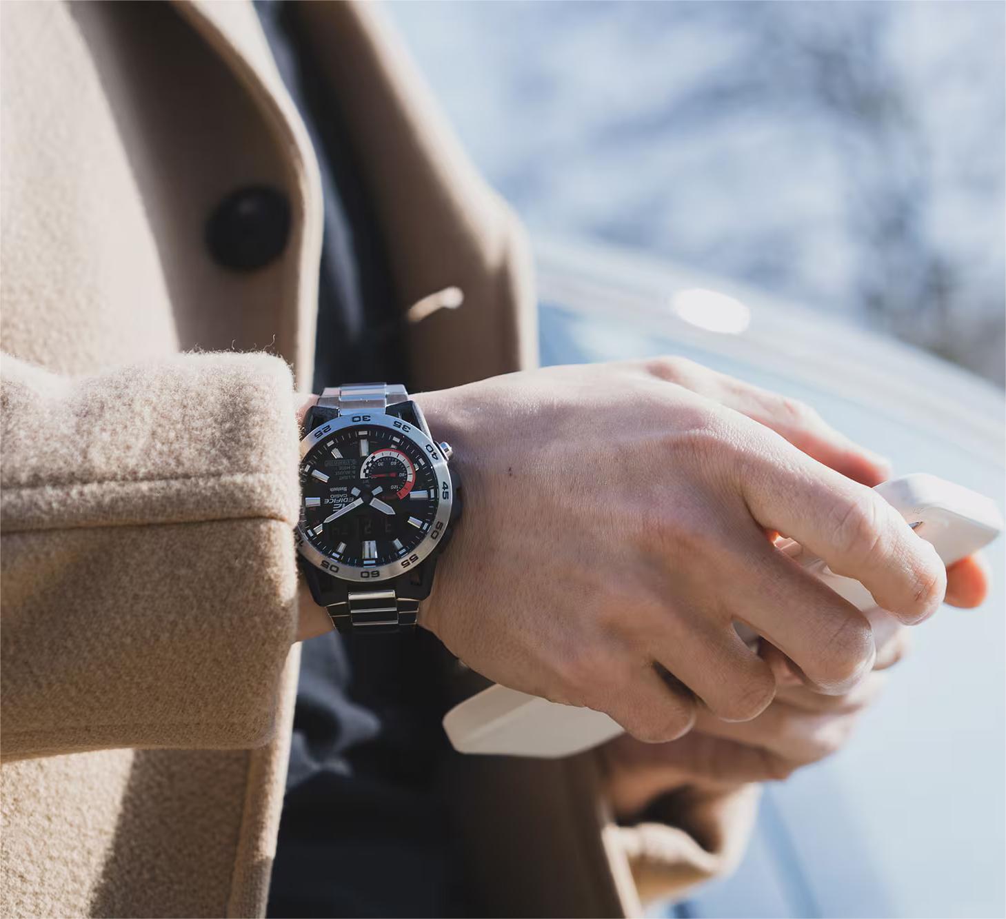 CASIO EDIFICE ECB-40D-1ADF MODEL WACTHES - THE HAPPY BUY