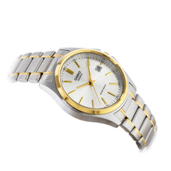CASIO MTP-1183G-7ADF Men’s Analog Watch – Gold Tone Case, Stainless Steel, Date Display & 50 m Water Resistance