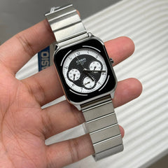 Casio MTP-M307D-1BVDF Men’s Analog Stainless Steel Watch – Black Dial, Day-Date & 24-Hour Subdials, 50M Water Resistant