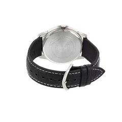 CASIO MTP-1303L-7BVDF Men’s Analog Watch – White Dial, Ion-Plated Case & Genuine Leather Strap, 50 m Water Resistance