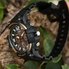 CASIO MCW-100H-9A2VDF Men’s Heavy-Duty Analog / Chronograph Watch – 100 m Water Resistance, Stopwatch & Resin Build