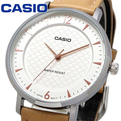 CASIO LTP-VT04L Women’s Analog Watch – Minimalist Slim Design, Genuine Leather Strap, Quartz Movement, Water Resistant
