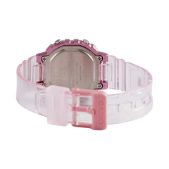 CASIO LA-20WHS-4ADF Digital Women’s Watch – Pink Resin Band, Stopwatch, Alarm, LED Light, Compact Design, Water Resistant POP Series