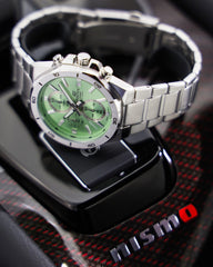 Casio EDIFICE EFV‑640D‑3AV Men’s Chronograph Watch | Green Dial Stainless Steel Bracelet | 100 M Water‑Resistant Sport‑Dress Timepiece