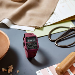 CASIO CA-53WF-4BDF Standard Calculator Watch – Retro Digital, Pink, Multifunctional, Water-Resistant, Classic Style