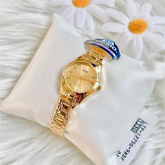 CASIO LTP-1275G-9ADF Women's Analog Watch – Elegant Gold-Tone Stainless Steel with Yellow Dial, Timeless Design for Every Occasion