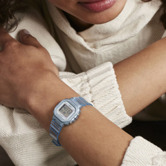 CASIO LA-20WHS-2ADF Digital POP Watch – Translucent Blue, LED Light, 1/100-Sec Stopwatch, Daily Alarm, 5-Year Battery