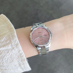 CASIO LTP-1302DD-4A1VDF Women's Analog Watch – Stainless Steel with Rose Gold Accents and Pink Dial, Elegant & Versatile Timepiece