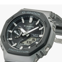 CASIO G-SHOCK GA-B2100LUU-8A “CasiOak” – Tough Solar & Bluetooth Analog-Digital Watch, Grey Carbon Core Guard, 200M Water Resistant, Super Illuminator, World Time