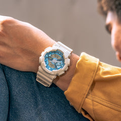 Casio G-SHOCK GA-110AS-5A Men’s Analog-Digital Watch – Brown Resin, Shock Resistant, 200M Water Resistant, Auto LED, Stopwatch, Limited Edition Style