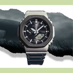 CASIO G-SHOCK GA-B2100LUU-5A “CasiOak” – Tough Solar & Bluetooth Analog-Digital Watch, Brown Carbon Core Guard, 200M Water Resistant, Super Illuminator, World Time