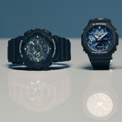 Casio G-SHOCK GA-2100AS-2A Men’s Watch – Blue Resin, Carbon Core Guard, Octagonal Bezel, Shock Resistant, 200M Water Resistant, Analog-Digital Display