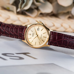 CASIO LTP-1183Q-9ADF Women's Analog Watch – Gold-Tone Stainless Steel with Brown Dial, Elegant & Timeless Design