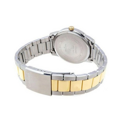 CASIO LTP-1303SG-7AVDF Women’s Analog Watch – Two-Tone Stainless Steel, White Dial, Quartz Movement, Elegant Dress Watch, Water Resistant