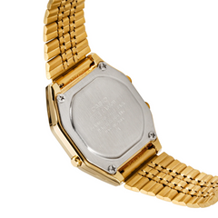 CASIO LA680WGA-9BDF Vintage Digital Watch – Gold-Tone Stainless Steel, Retro Design with Multi-Function Features