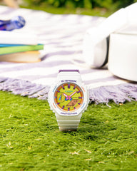 CASIO G‑SHOCK GMA‑S2100BS‑7ADR Women’s Analog‑Digital Watch – Slim Carbon Core Guard, Translucent Multi‑Color Accents, 200M Water Resistant
