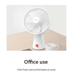 مروحة صغيرة قابلة لإعادة الشحن من شاومي