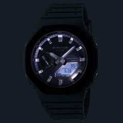CASIO G-SHOCK GA-B2100LUU-8A “CasiOak” – Tough Solar & Bluetooth Analog-Digital Watch, Grey Carbon Core Guard, 200M Water Resistant, Super Illuminator, World Time