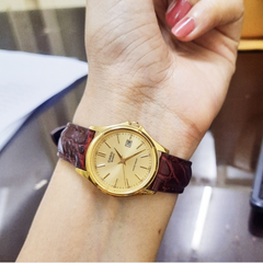 CASIO LTP-1183Q-9ADF Women's Analog Watch – Gold-Tone Stainless Steel with Brown Dial, Elegant & Timeless Design