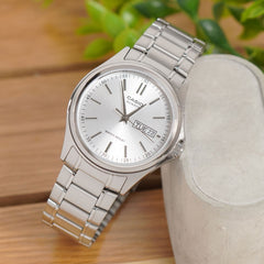 CASIO MTP-1239D Men’s Analog Watch – Stainless Steel Bracelet, Classic Design & Water Resistance