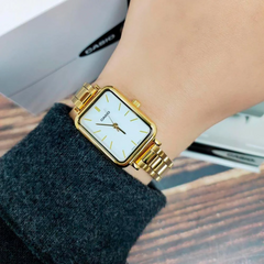 CASIO LTP-V009G-7EUDF Women’s Analog Watch – Gold Stainless Steel, White Dial, Quartz Movement, Water Resistant, Classic Elegant Ladies Timepiece