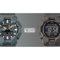 CASIO G‑SHOCK GD‑010CE‑5D Digital Watch – Carbon Core Guard, 10‑Year Battery, Shock & 200 m Water Resistant, Eco Fabric Strap