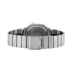 CASIO B650WD-1ADF Digital Vintage Watch – Retro 1980s Style, Stainless Steel Band, Water-Resistant, Multifunctional Features