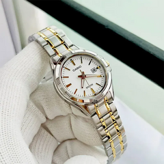 CASIO LTP-1308SG-7AVDF Women's Analog Watch – Elegant Stainless Steel with Silver and Gold Accents, Classic Timepiece for Every Occasion