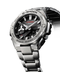 CASIO G-SHOCK GST-B500D-1ADR Men's Bluetooth Solar Watch – G-STEEL Stainless Steel, Tough Solar, Shock Resistant, 200M Water Resistant, World Time