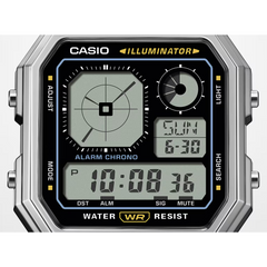 Casio A130WE-1ADF Vintage Digital Watch – Retro Square Face, Dual Time, LED