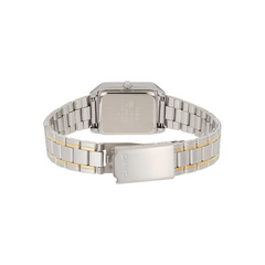 CASIO LTP-V007SG-9EUDF Women’s Analog Watch – Two-Tone Stainless Steel, Gold Dial, Square Case, Quartz Movement, Water Resistant, Elegant Classic Design