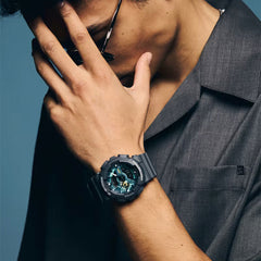 Casio G-SHOCK GA-110AS-2A Men’s Analog-Digital Watch – Blue Resin, Shock Resistant, 200M Water Resistant, Magnetic Resistant, LED Light, Sports Style