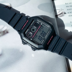 CASIO AE-1300WH-1A2VDF Digital Standard Watch – Multi-Function, Water-Resistant, Durable Resin Band