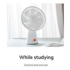 مروحة صغيرة قابلة لإعادة الشحن من شاومي